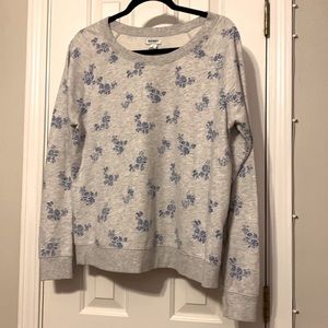 Old Navy Floral Sweatshirt